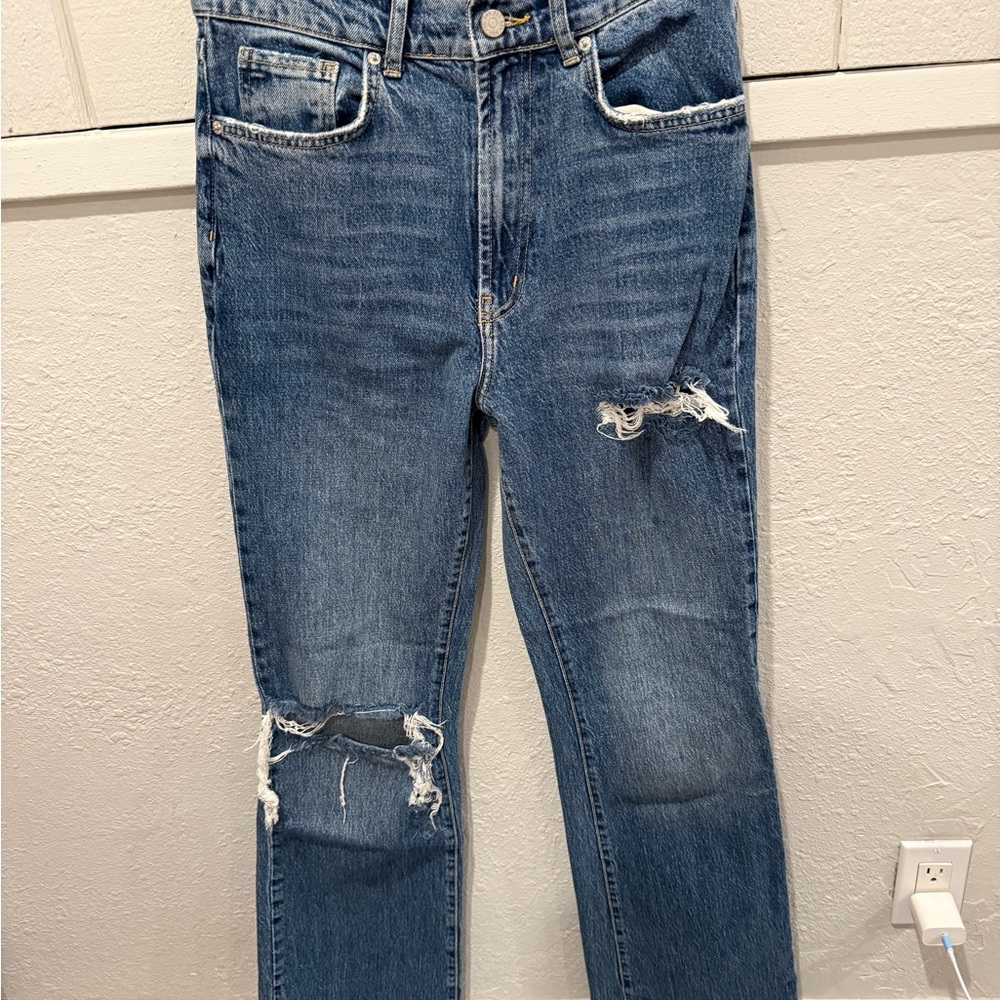 BDG Light Blue Distressed Jeans